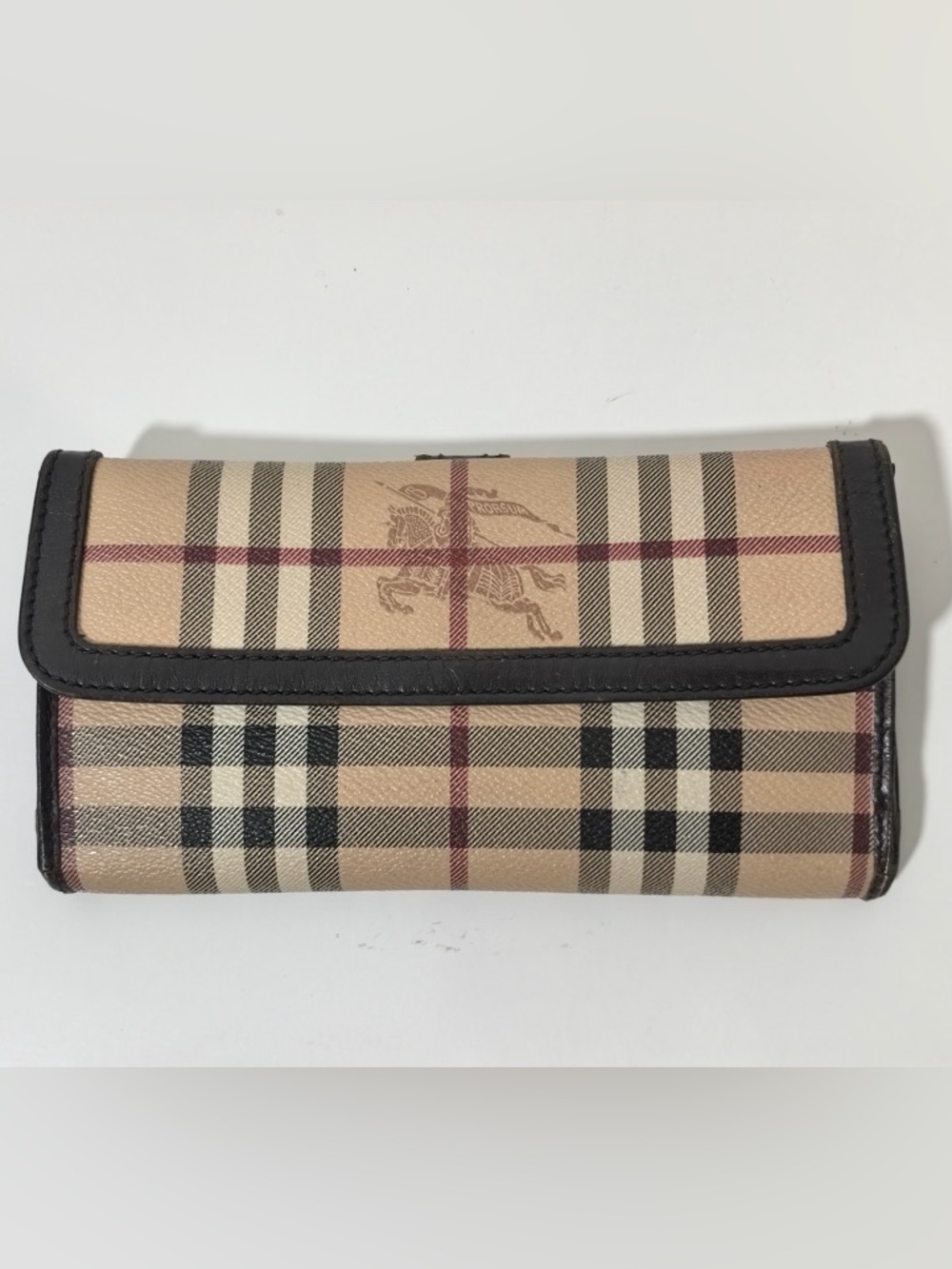 Burberry Nova Check Long Flap Wallet
